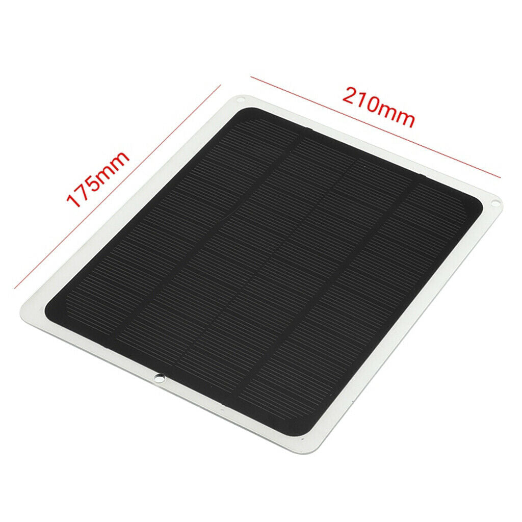 20W 12V USB Port Ultra-Thin Portable Outdoor Solar Panel Charger for USB Devices