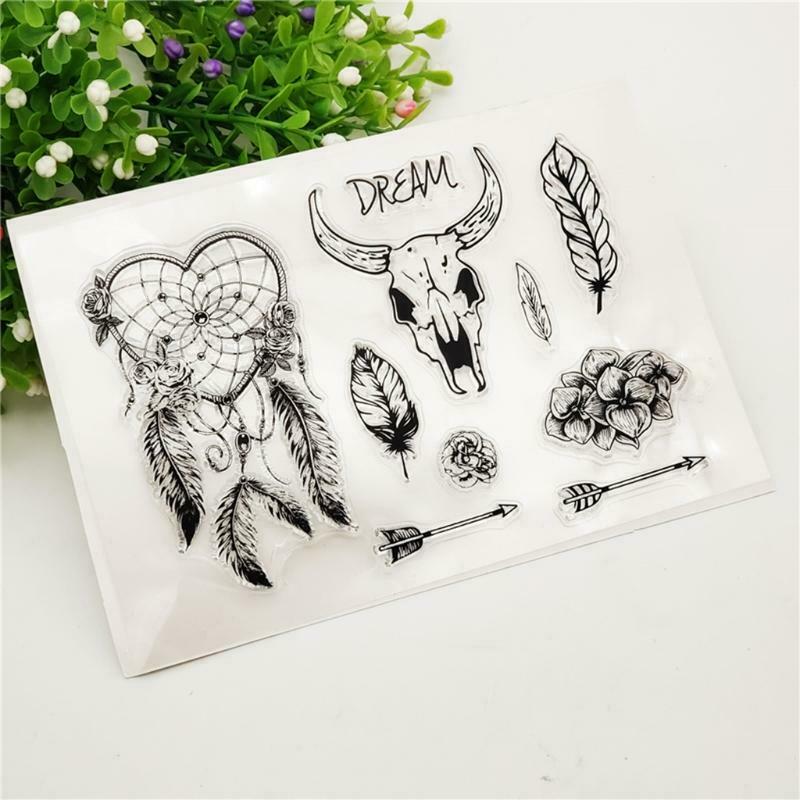 Dreamcatcher Dream Clear Stamps DIY Scrapbookin Embossing Album Paper Card
