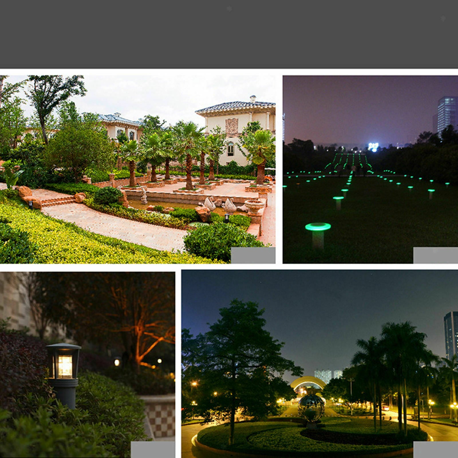 Solar Garden Stake Lights Street LED Solar Powered Landscape Festival Wheat