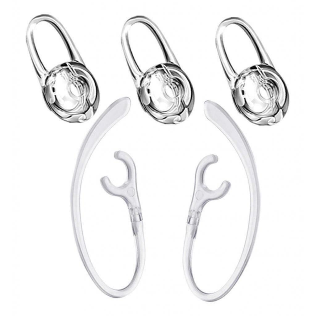 3Pc Earbuds Tips Silicone Earbud Cases w/2pc Ear-hook for Plantronics M165