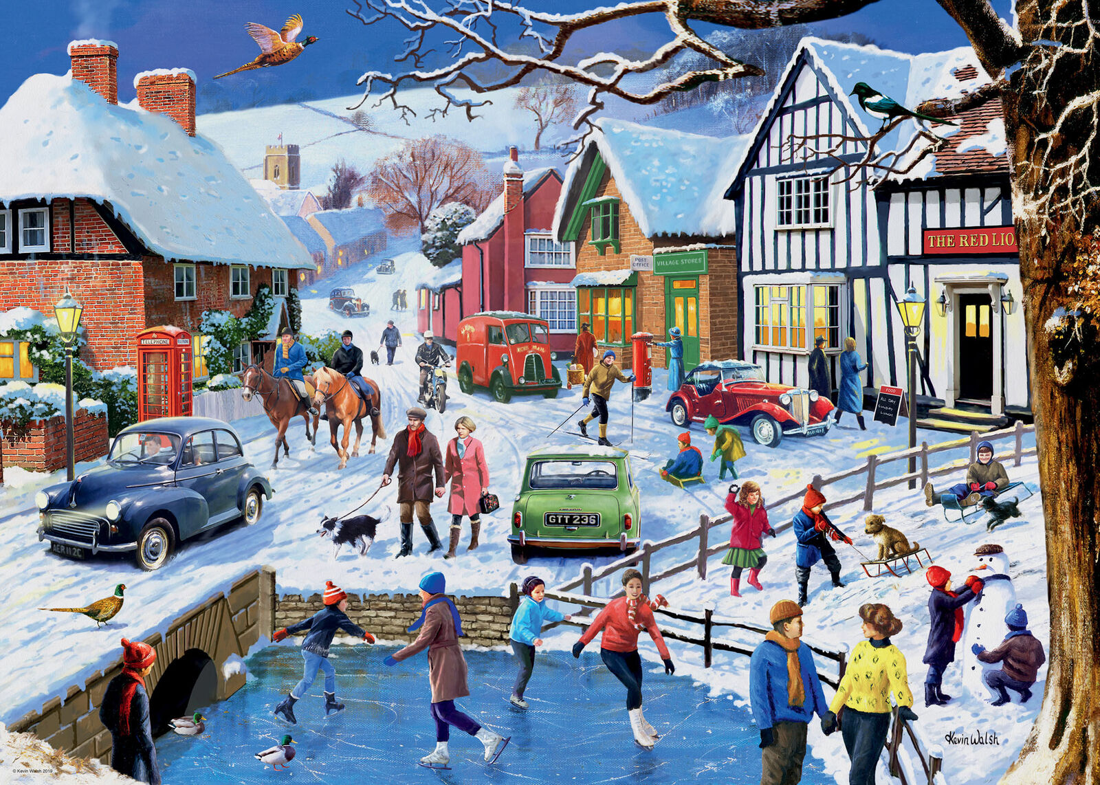 13988 Ravensburger Leisure Days No 3 The Winter Village Jigsaw Puzzle 1000pc