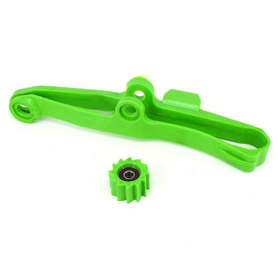 Green Chain Slider Swingarm Guide Lower Roller for Kawasaki KX250F KX450F 09-16