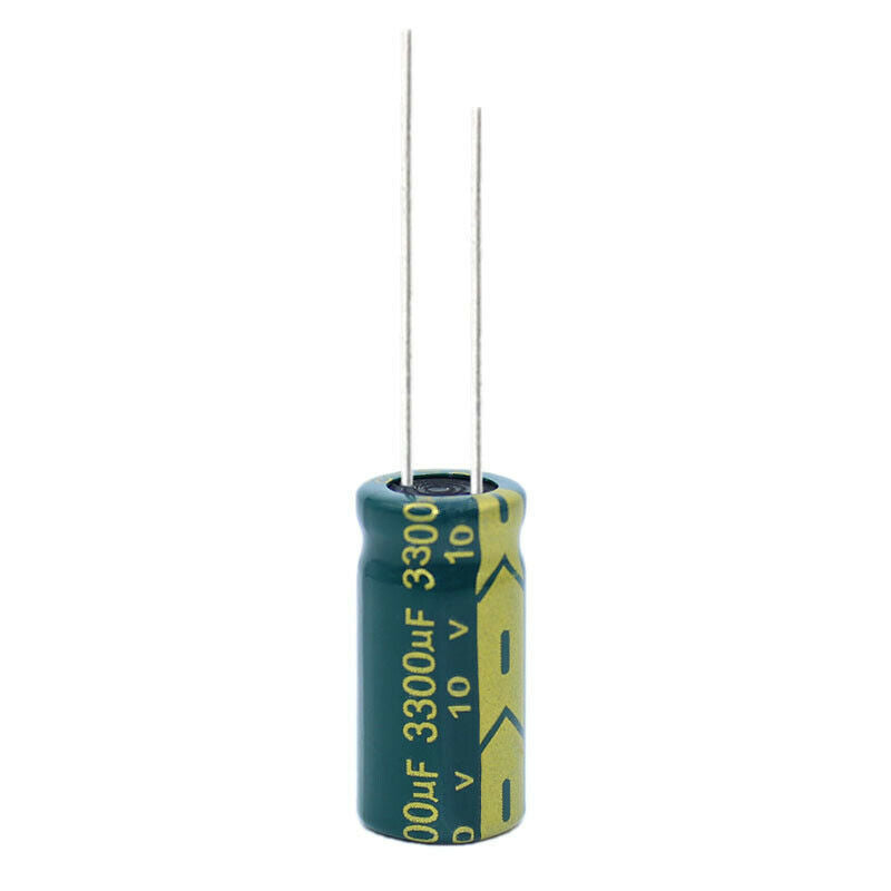 10pcs 10v3300uf Aluminum electrolytic capacitor Power adapter inverter 10x20mm