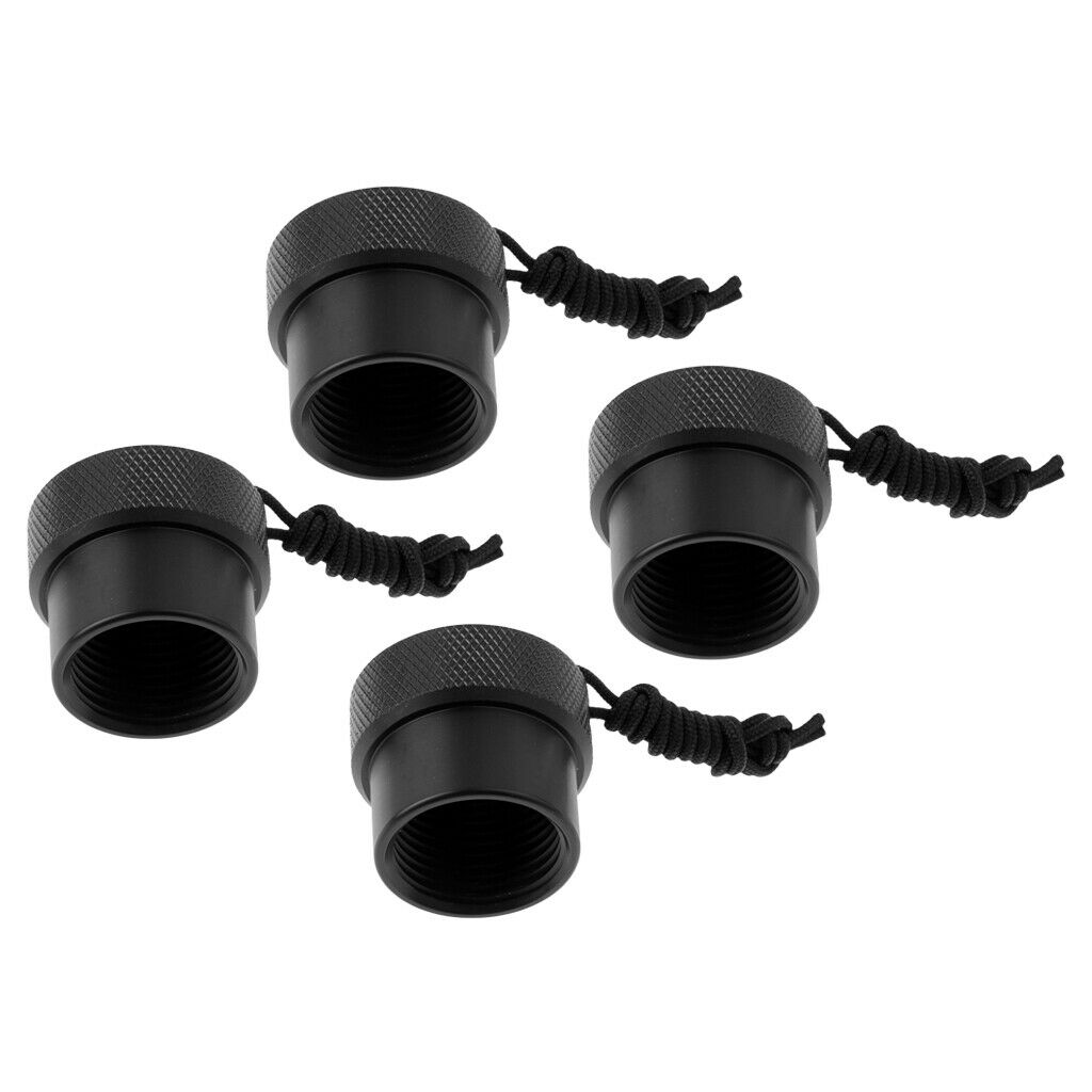4Pcs ABS Diving DIN First Stage Threaded Dust Plug Protector Replacement Kit