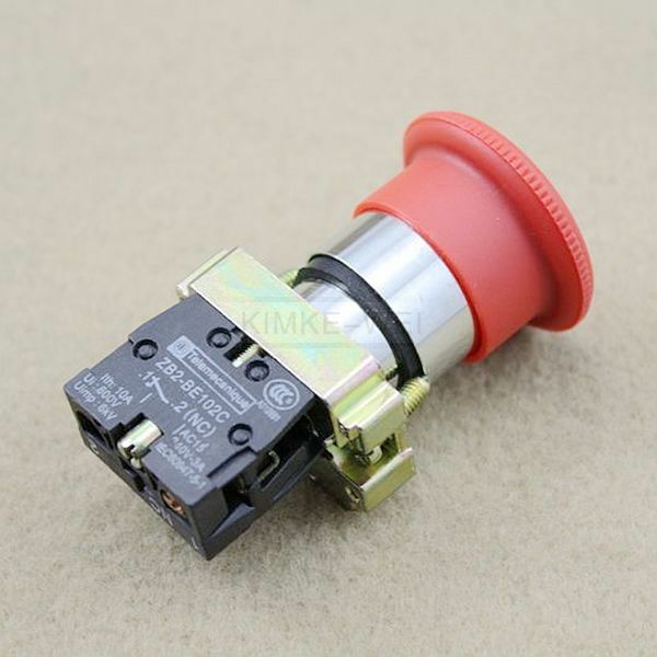 Emergency stop button actuator Switch 600V 10A