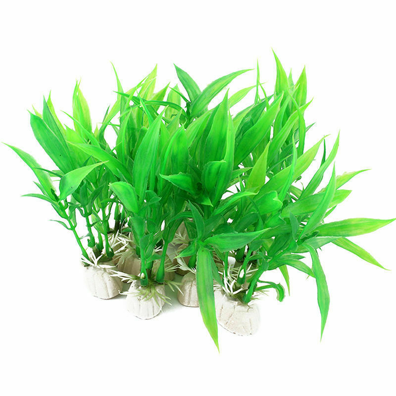 10pcs Artificial Water Plants Aquarium Plants