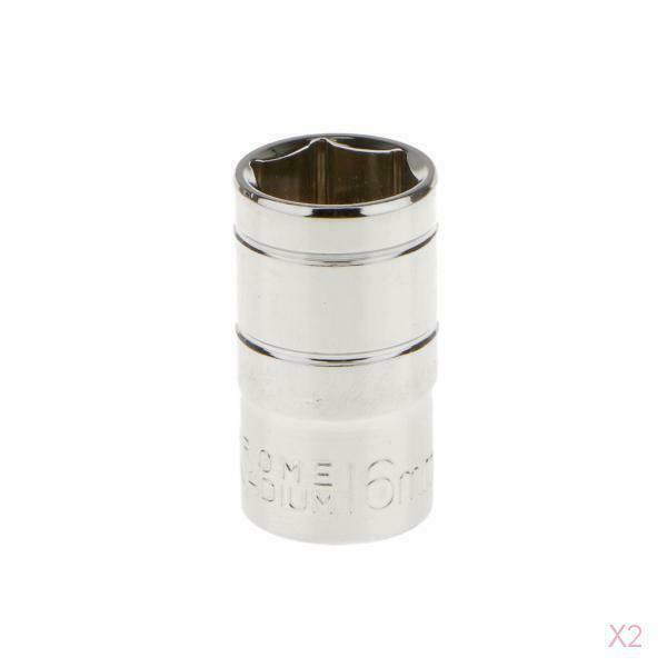 16 Millimeters Short 1/2 "socket Metric Chromium Hexagonal Partial Vanadium