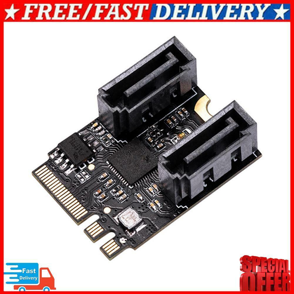 M.2 A Key + E Key to 2 Ports SATA III Revision 3.2 Adapter Card Driver Free