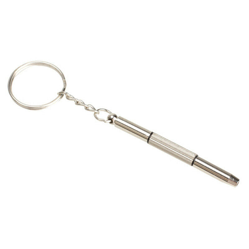 Mini 3-in-1 Screwdriver Keychain Metal Tiny Tool Set A Glasses Repair SALE X9F4