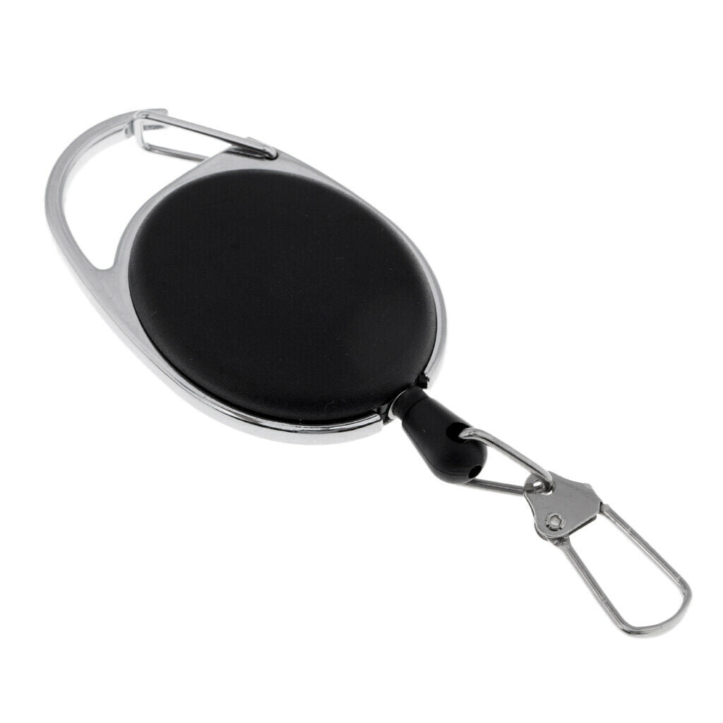 Key Chain Fly Fishing Retractable Clip Keychain Key Ring Pull Reel Key Chain