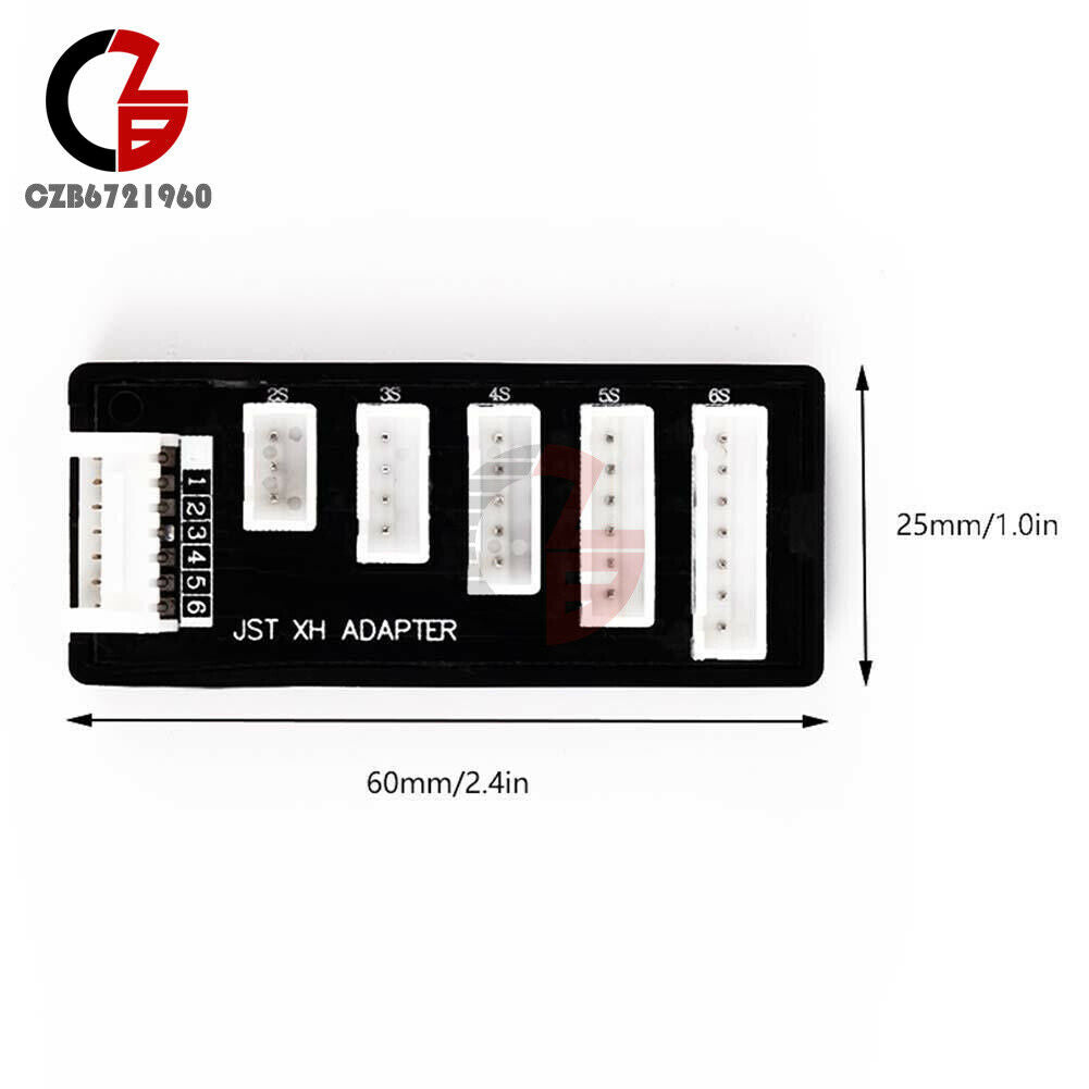 Balance Charger Expansion JST XH Adapter Board RC Lipo Battery Charging 2S-6S