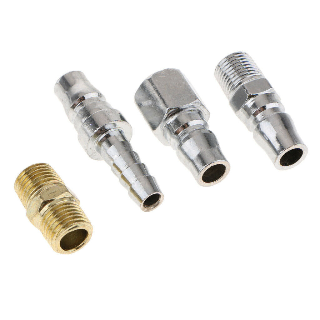 18x Quick Coupler Set Connector Air Hose Fitting 1/4" Female + Male