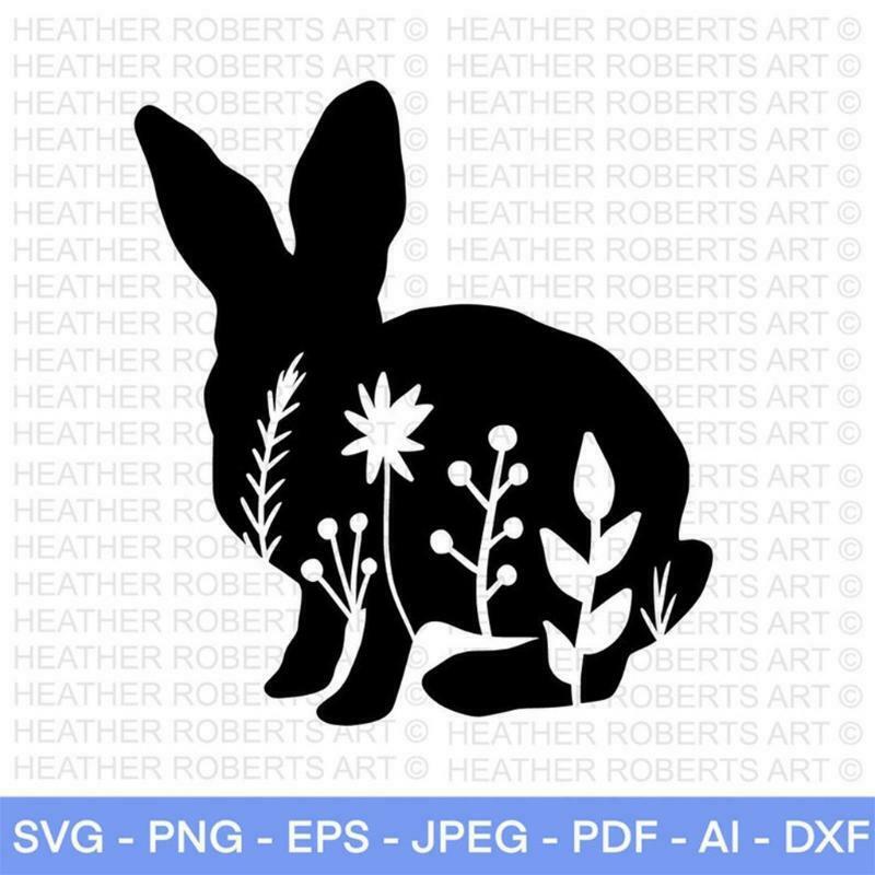 1 Pc Hollow Bunny Cutting Die Stencil for DIY Scrapbooking Paper Art Crafts