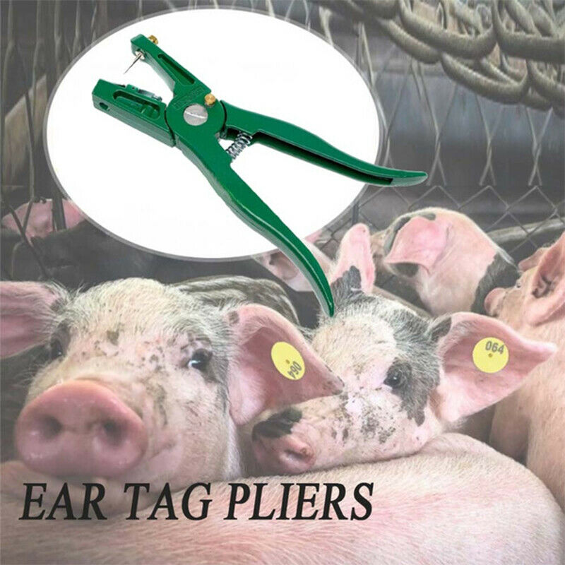 Ear Tag Pliers Animal Control Device Metal Tongs Swine Animal ear tag pin WF