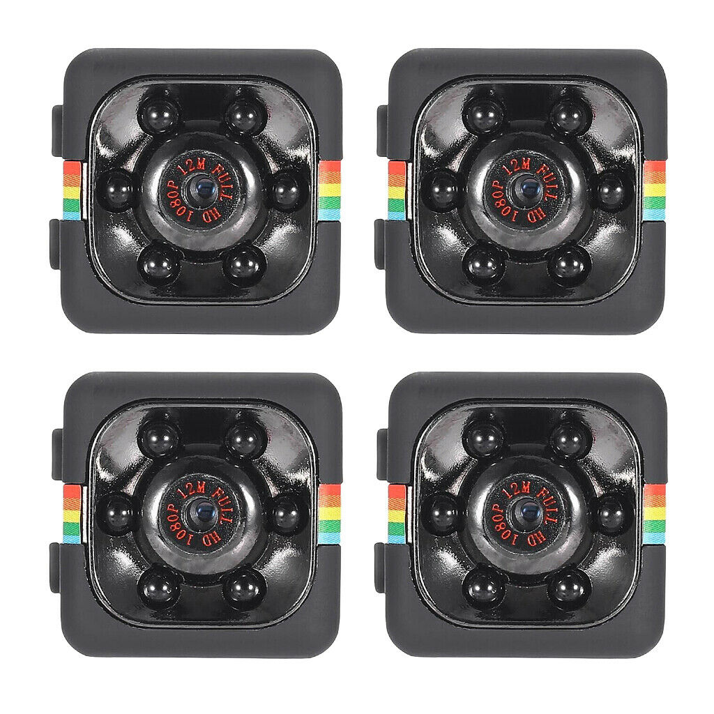 4x Mini DVR Camera Full HD Car   Cam 120° IR Night Vision Video Recorder