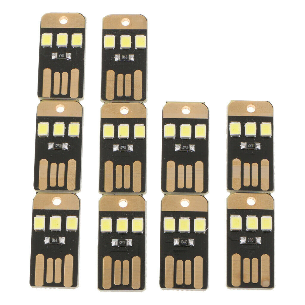 USB Light Keychain Super Bright SMD LED Mini USB Port Light Ultra-thin Portable