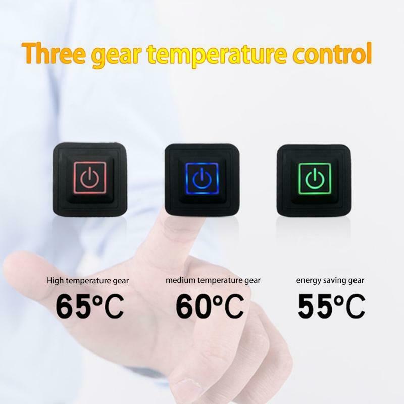 Warm Waterproof USB Electric Clothes Inner Heating Pads Set Warming Thermal Vest
