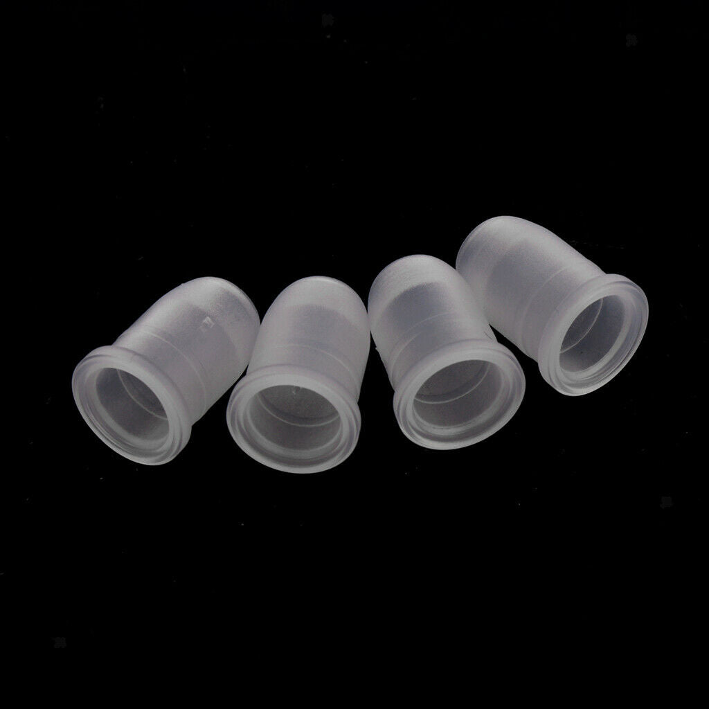 4 Pieces Empty Plastic Tube 8ml Makeup Lip Gloss + 4pcs Funnel + 4pcs Caps