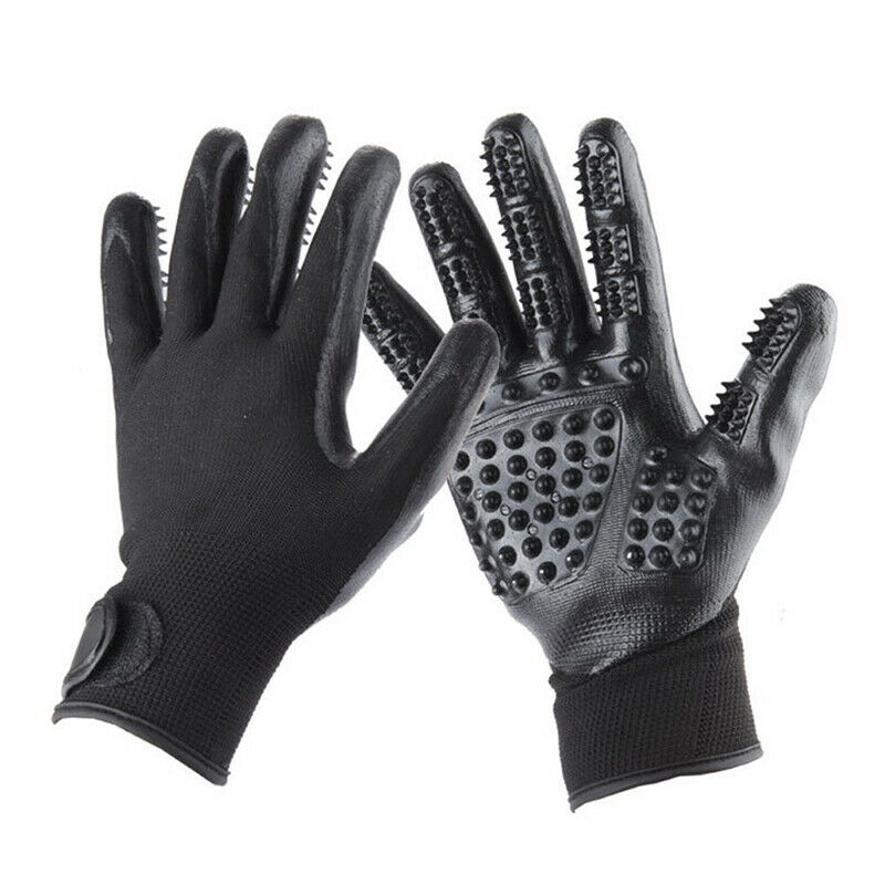 2pcs Pet Grooming Gloves Dog Cat Hair Cleaning Brush Comb Remove Animal Massage