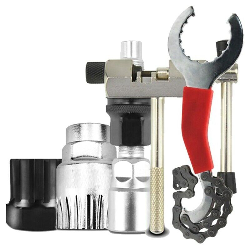Bike Repair Tool Kits Crank Puller Removal Tool Bicycle Freewheel Remover BrL8F1