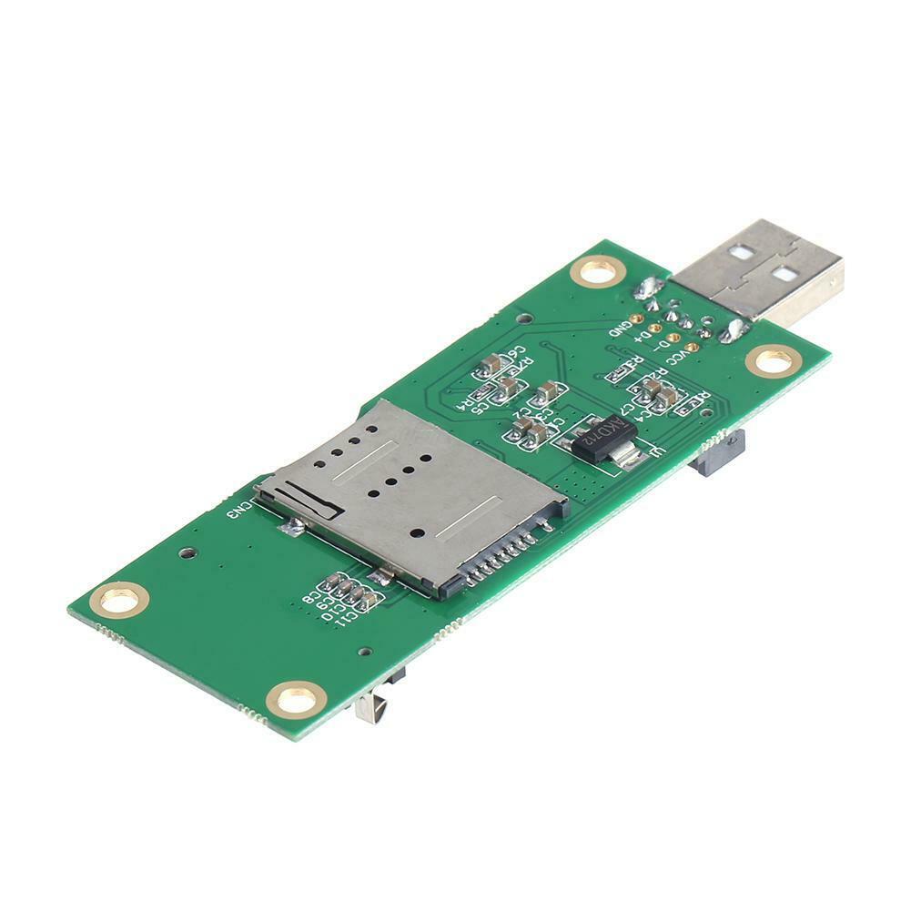 Mini Wireless PCI-E to USB Adapter with SIM 8Pin Card Slot for WWAN/LTE Module