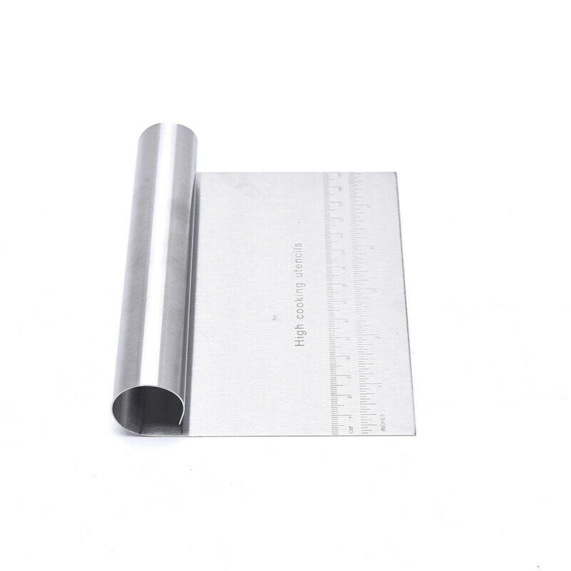 1Pc Stainless Steel Dough Scraper Cutter Cake Decorating Baking Pastry To.l8