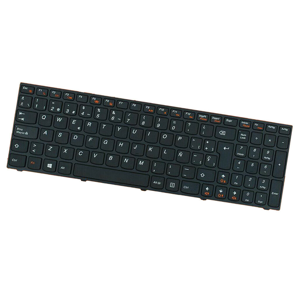 New Spanish Keyboard w/ Numeric Keyboard Frame for Lenovo B5400 Computer