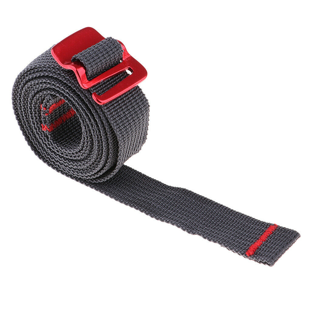6X Outdoor Travel Strapping Cord Tape Rope Tied Pull Luggage Tent with Hook