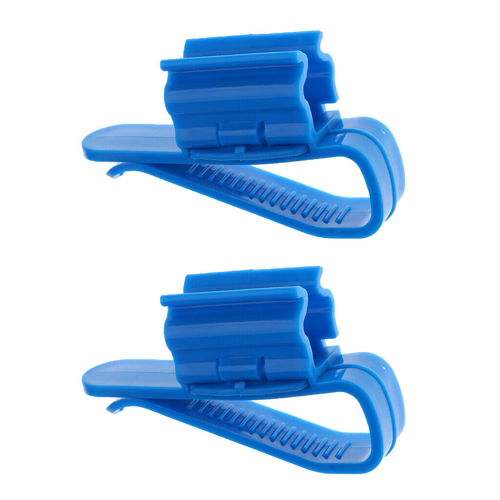 2x Easy Install Water Tube Holder Hose Hanger Clamp Space Saver fr Aquarium