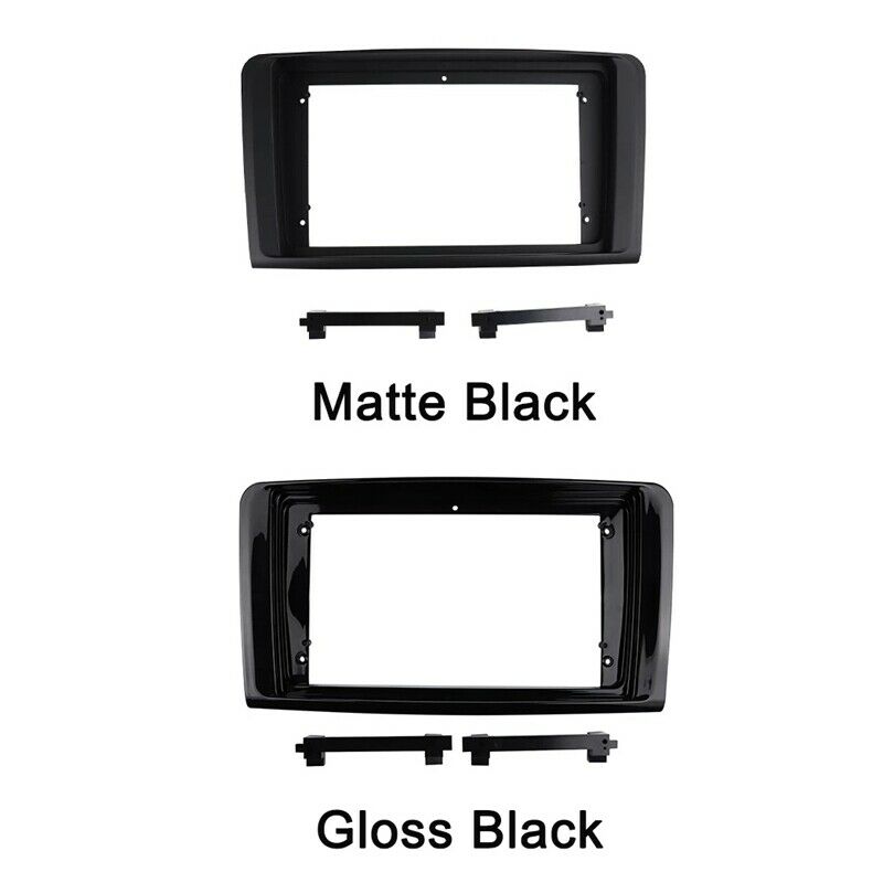 9 Inch Car Radio Fascias for 06-10 Benz ML W164 Dashboard Installation Trim E7W4