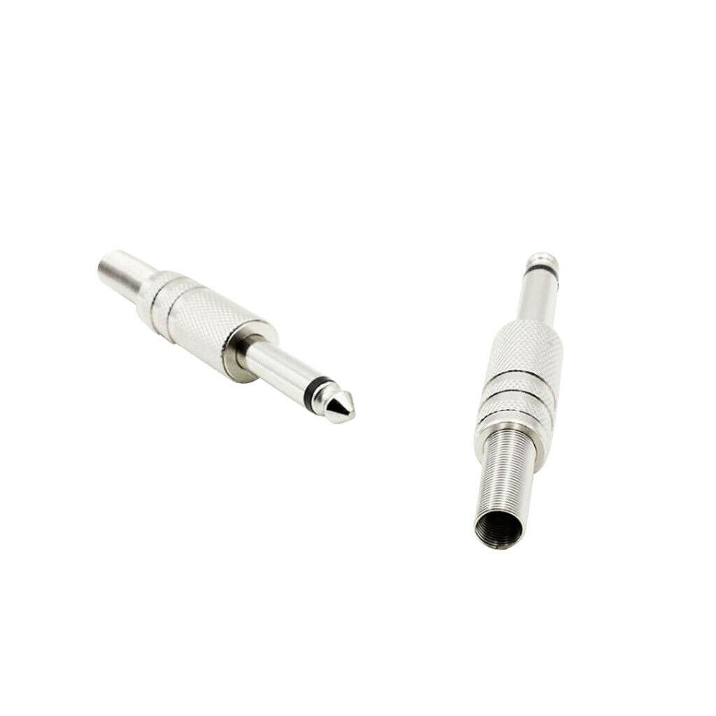 6.35mm to 6.5mm Stereo Microphone Headphone   Audio Adapter Plug