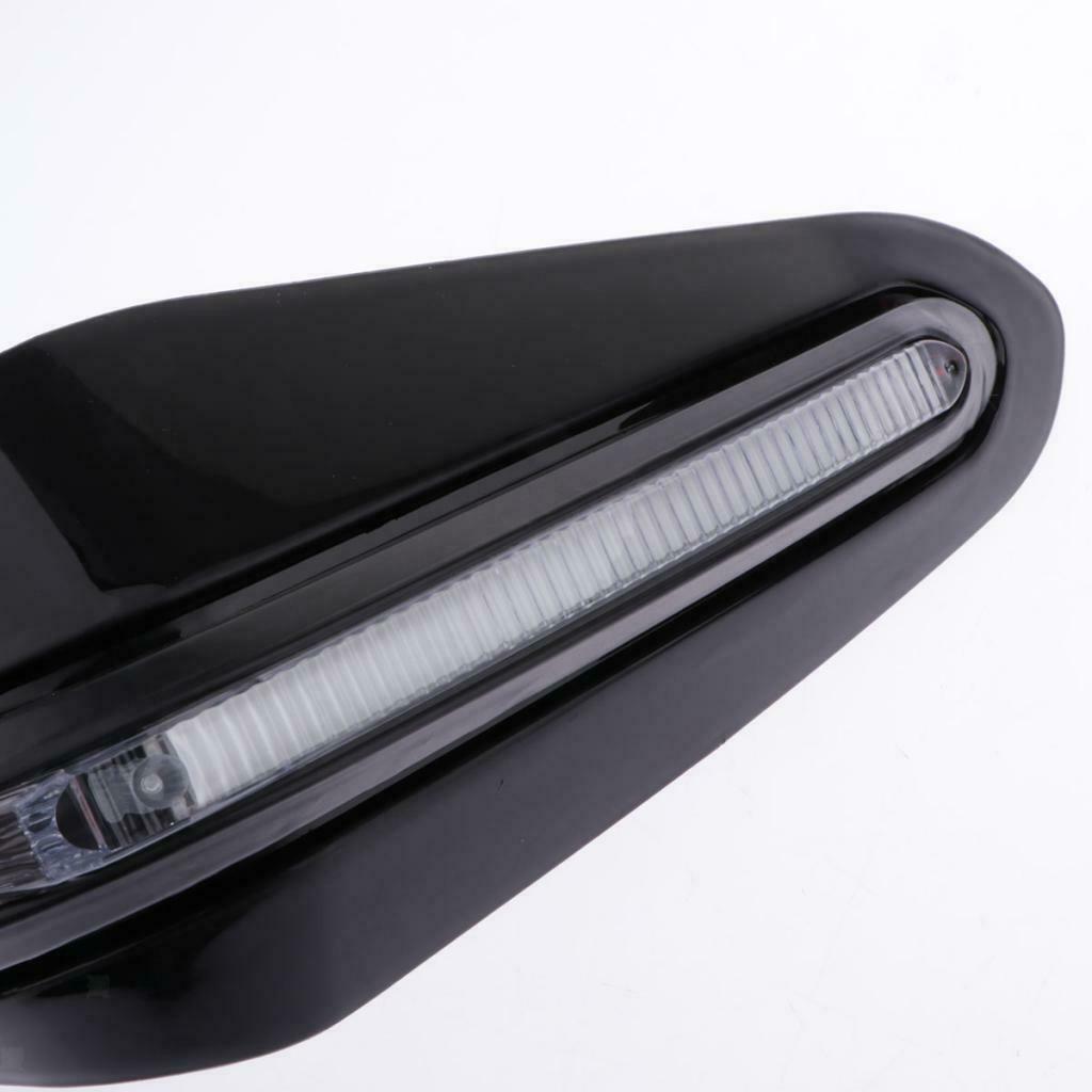 1 Pair Motorcycle Handguard LED Light ABS Dirt Bike Motorcycle Protector