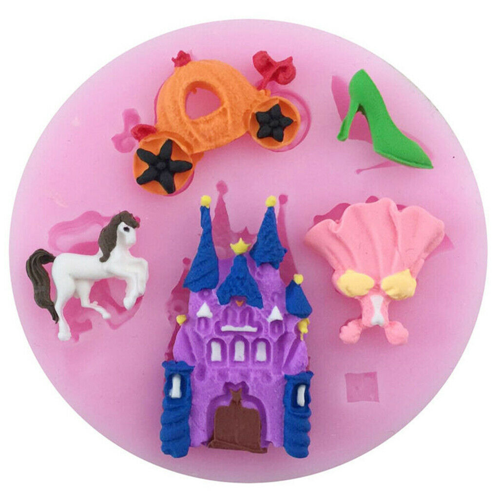 Castle Dress Silicone Cake Mould Fondant Sugar Chocolate Decorating Tool