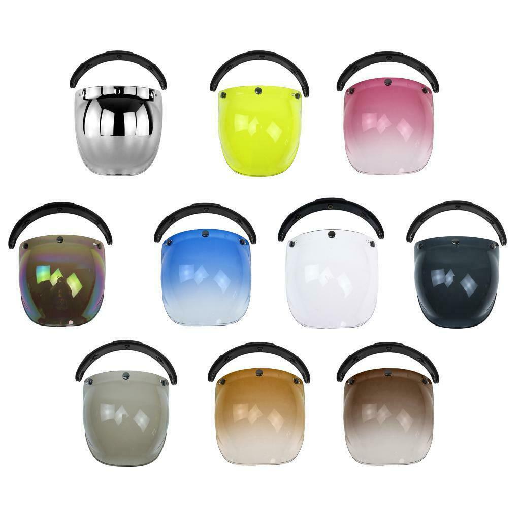 Unisex PC Motorcycle Bubble Visor Windshield Waterproof UV400 Protection