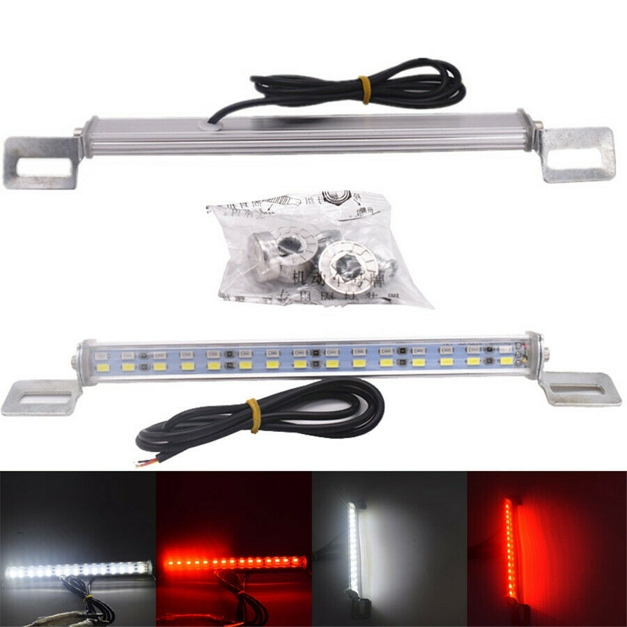 12V 30 W Car LED License Plate Light Bar White Reversing Light&Red Braking Light