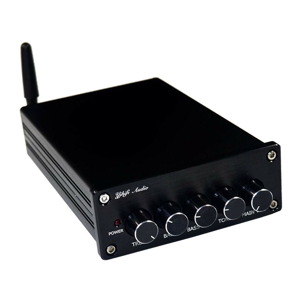 Bluetooth Stereo Audio Amplifier, Mini Hi-Fi Class D Integrated Amp 2.1CH for