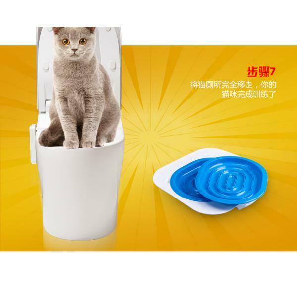 Pets Toilet Training Seat for Cats Potty Litter Training Tray Cats Kit