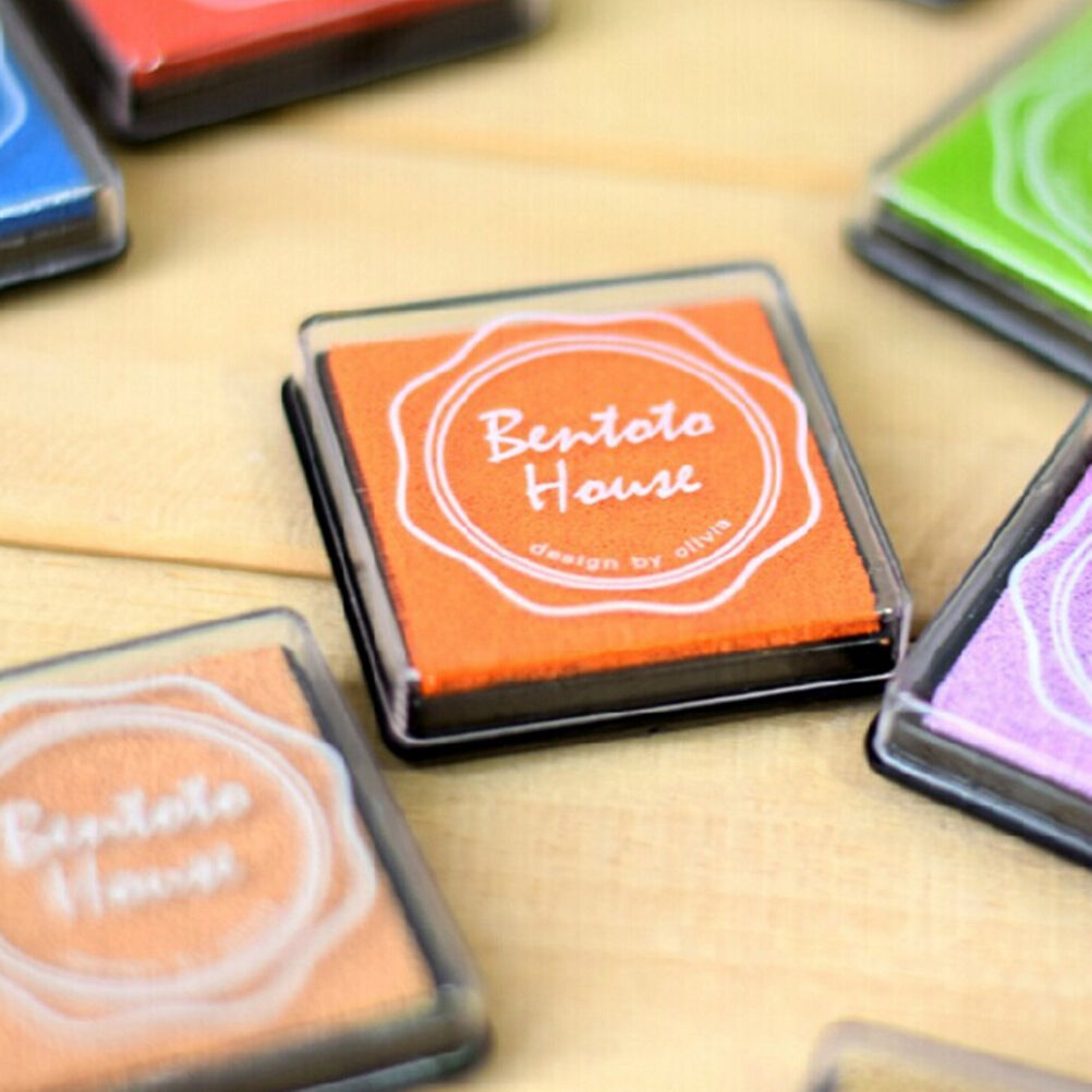20x DIY Craft Candy Color Finger Print Ink Pad Kids Fashion  for Rubber Stamp BD