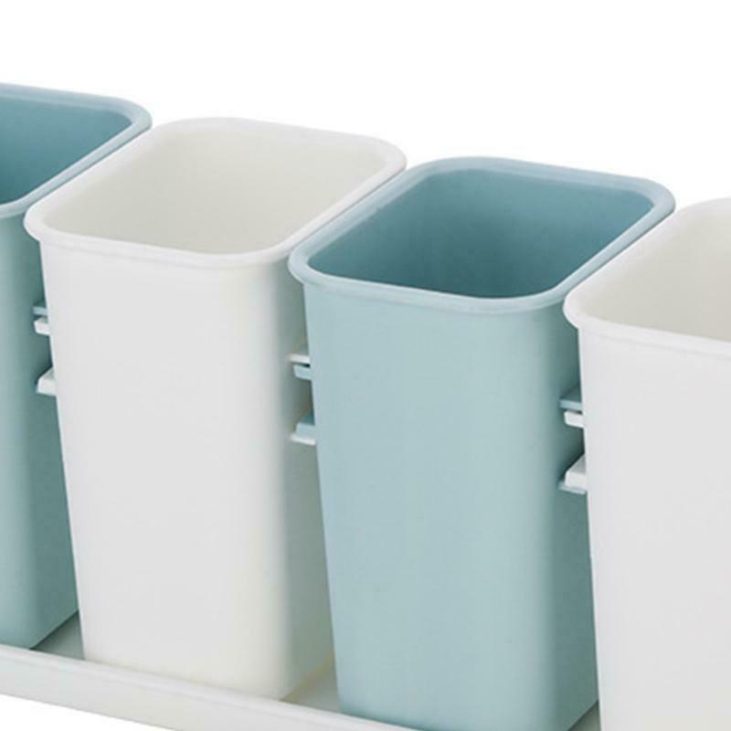 Kitchen Plastic Utensil Holder Flatware Silverware Cutlery Caddy Organizer Rack