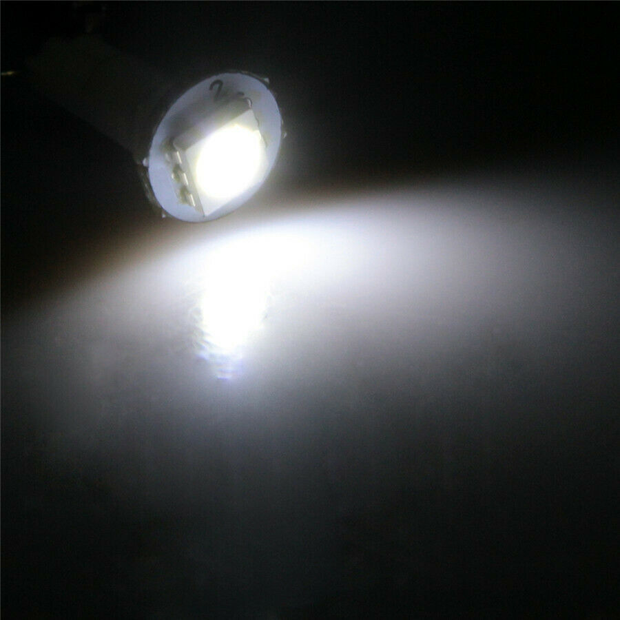 T5 T10 LED 5050 SMD Panel Dashboard Light Bulb Green Red White Blue Yellow Lamps