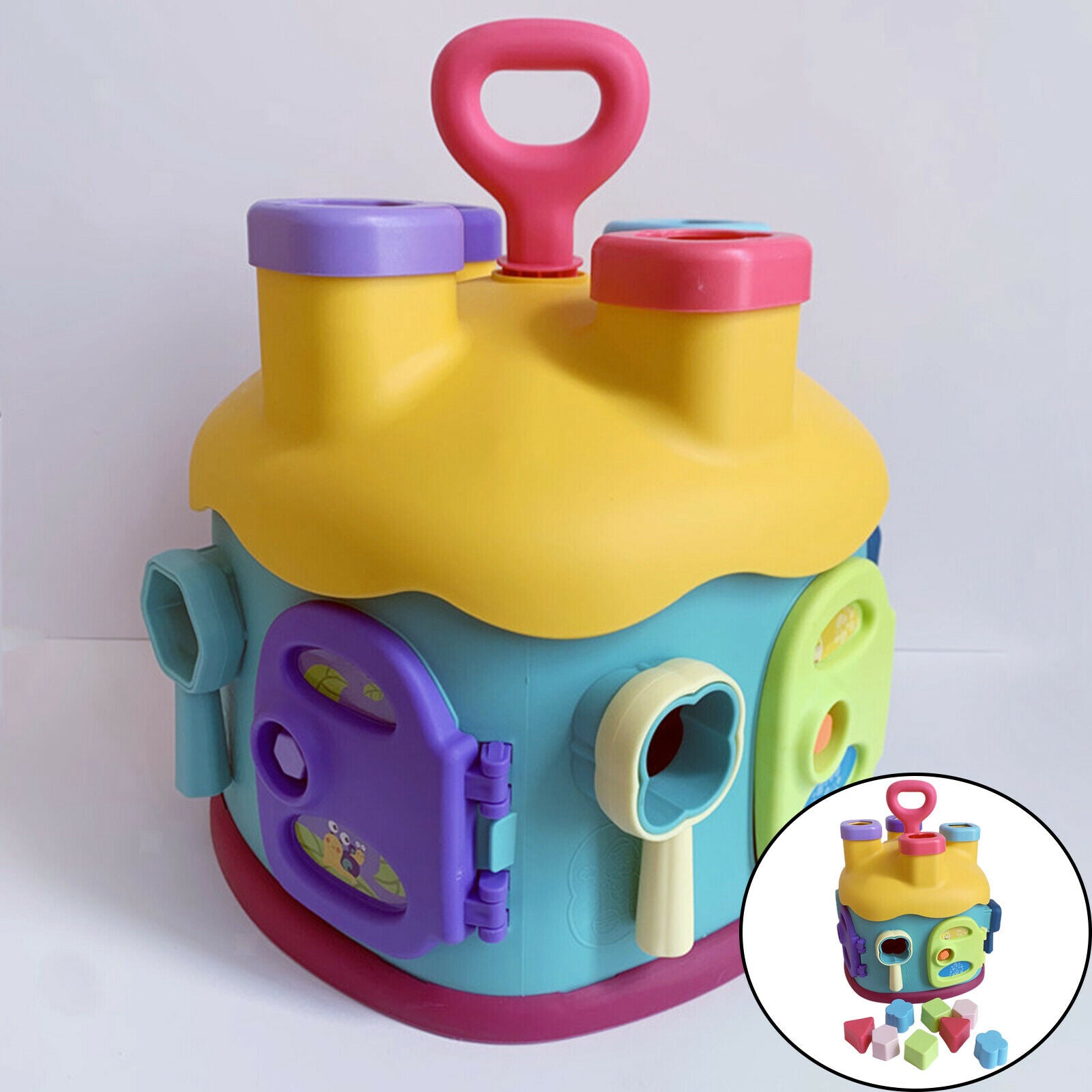 Montessori Big House Unlocking Toys Learning Game Gadgets for Child Toddlers