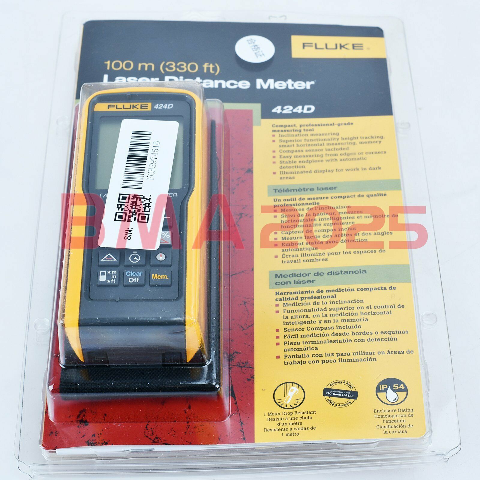1PC Brand New Fluke Fluke 424D One year warranty DHL free Ship