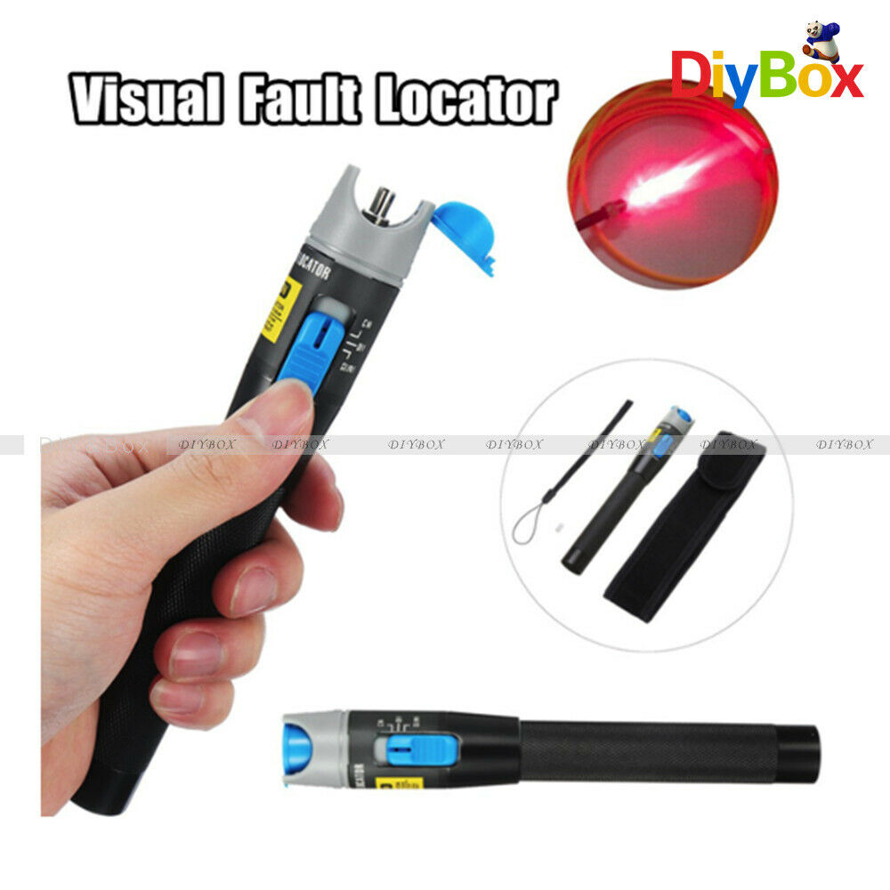 1mW 5km Plastic Fiber Optic Visual Fault Locator With 2.5mm LC/FC/SC/ST Adapter