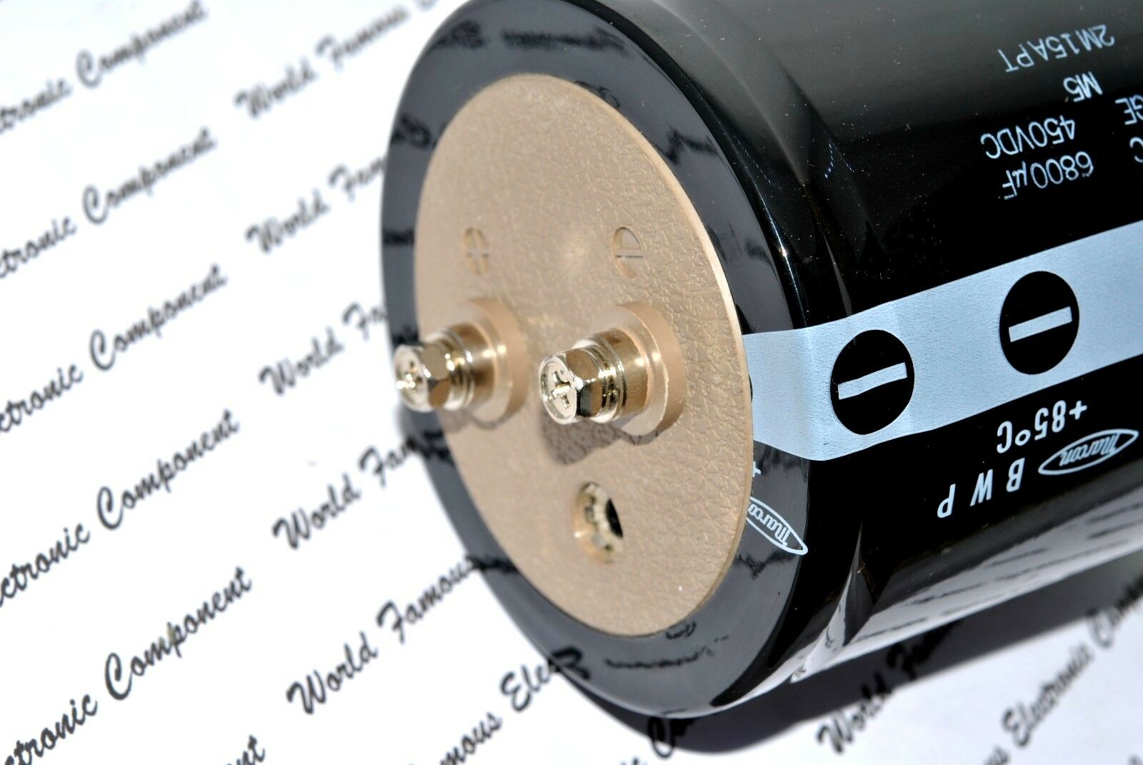 1pcs - MARCON BWP 6800uF 400V Screw Terminal Electrolytic Capacitor