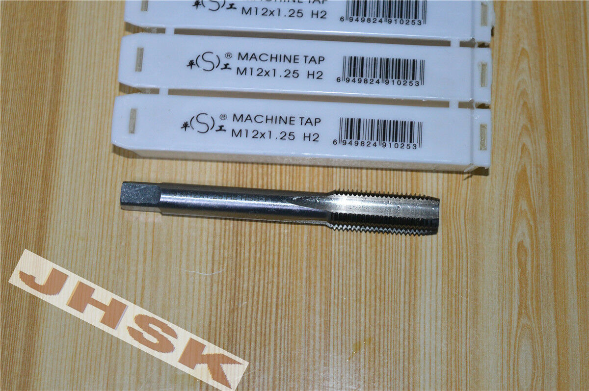 1pcs（12mm x 1.25） Metric HSS Right hand Tap M12 x 1.25mm Pitch high quality CNC