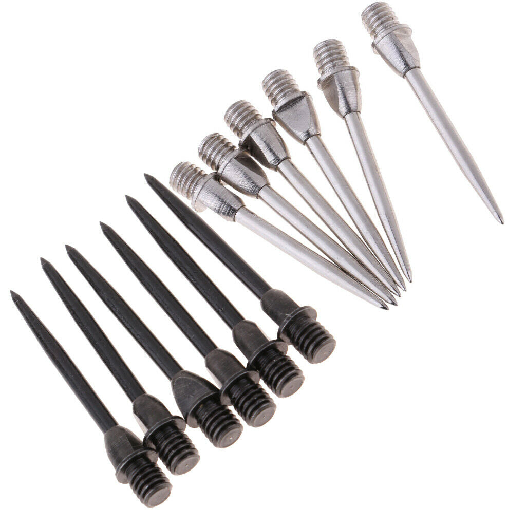 12Pcs Durable Darts Steel Points Tip Conversion Point Hammerhead Accessories