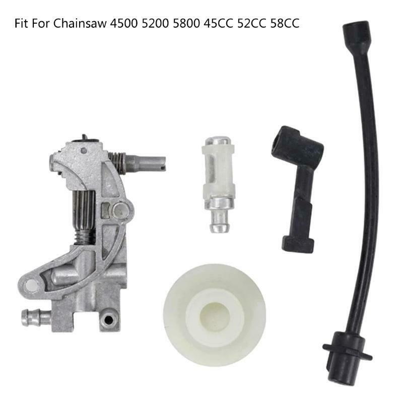 5pcs Oil Pump Filter Pipe Hose Line Oil Nozzle Turbine Kit For 4500 5200 5800