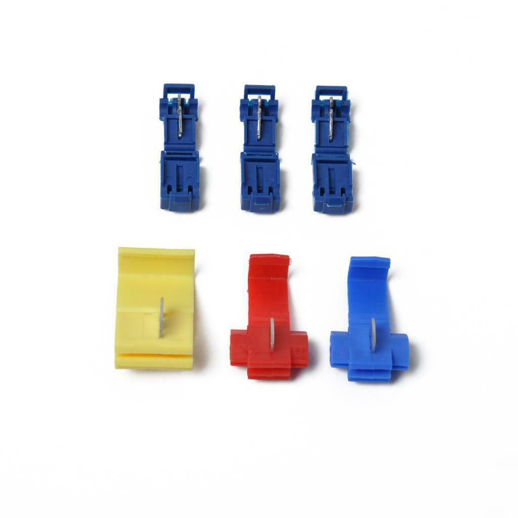 Quick Splice T-Tap Electrical Wire Crimp Terminals&Spade Connectors Kit 85pc