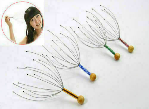 Head Neck Scalp Massager Massage Octopus Equipment Stress Release Relax Tools//