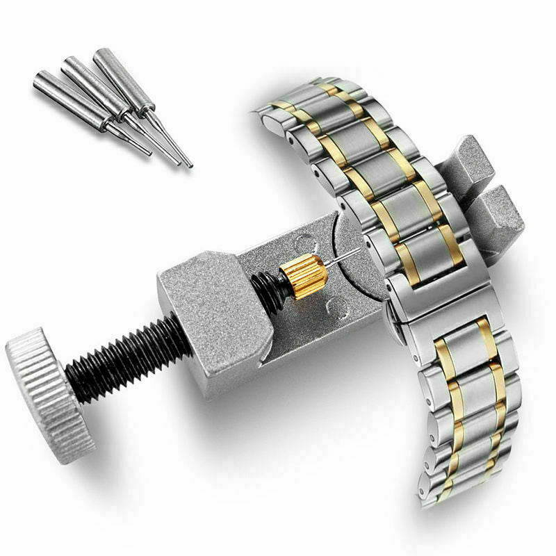 1*Metal Adjustable Watch Band Strap Bracelet Link Pin Remover Repair Tool Kit